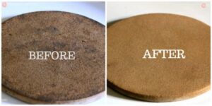 Cork Trivet Before