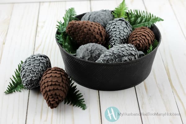 Felt Pinecone 13