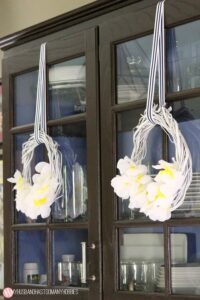 Dollar Store Lei Wreath