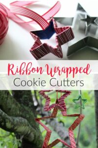 Pin Ribbon Wrapped Cookie Cutters